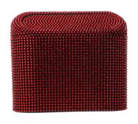 Sosoport Cestino Rifiuti per Auto Piccolo, Plastico Rosso, Stile Brillante | Compatto e Decorativo, Uso in Ufficio e Sala da Pranzo, Design Multiuso, Salva Spazio