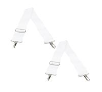 Sosoport Cinghie per Rullante Militari in Nailon Bianco Regolabili 2 Pezzi Comfort Elevato e Sicurezza per Donne e Uomini Strumento a Percussione