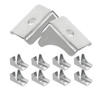 Sosoport Clip per Ripiani Mobili da Cucina, Supporti per Mensole in Metallo Resistenti per Scaffali Pesanti, 10 Pezzi, Accessori per Armadietti e Schedari, Installazione Semplice