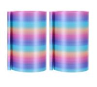 Sosoport Clip Porta Rotolo di Tela Grande 2 Pezzi Morsetto Anti-arricciamento in Plastica, Supporto Leggero per Pittura a Diamante e Organizzazione di Poster Artistici