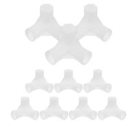 Sosoport Connettori per Ripiani Armadio 16 Mm in Plastica 20 Pezzi, Giunti a 3 Vie per Rack Guardaroba, Supporto Carichi Pesanti, Montaggio Fai da Te per Scaffali Modulari e