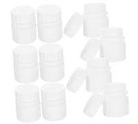 Sosoport Contenitori per Medicinali Riutilizzabili 12 Pezzi Facili da Trasportare Bottiglie Hdpe 30ml con Tappi per Conservare Pastiglie in Viaggio
