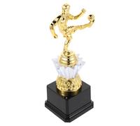 Sosoport Coppa Calcio Femminile Oro in Plastica Leggera e Sicura Premio Giovani Calciatrici per Tornei e Feste Coppa MVP Giovanile con Design Vivace e Resistente