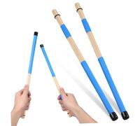 Sosoport Coppia di Spazzole per Tamburo in Materiale Sintetico, Design Antiscivolo e Confortevole, per Batteria Jazz e Set di Batteria Professionali Colore Casuale