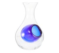 Sosoport Decanter Vetro per Vino con Cavità per Ghiaccio Sake e Whiskey per Decorare La Tua Cucina e Migliorare Gusto Del Vino