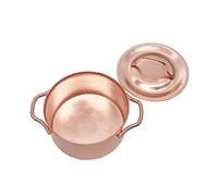 Sosoport Decorazione Mini Pot Strumento Di Cottura in Miniatura Mini Giocattolo Mini Utensili Da Cucina Roba in Miniatura Fingere Accessori Da Cucina Mini Pentola Golden Lega
