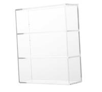 Sosoport di armadietto per torta caso in miniatura piccola vetrina libreria della casa delle bambole piccola libreria espositore per miniature Acrilico Transparent