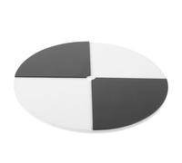 Sosoport Disco di Secchi da 20cm in Plastica per Misure Acquatiche | Lato Nero e Bianco Opaco, Letture ad Alto Contrasto, Assemblaggio Rapido, per Ricerca Sul Campo e Estuari