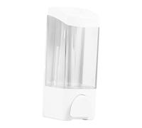 Sosoport Dispenser Parete Bagno Manuale Ricaricabile Bianco Erogatore Liquido per Shampoo Lozione Gel Doccia Design e Hotel