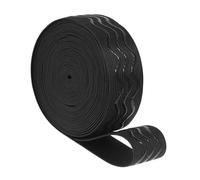 Sosoport Elastico Antiscivolo per Cucito 3 Cm X 5 M Elastico Nero Colla a Goccia, Fascia Elastica per Abbigliamento Delicata sulla Pelle, per Progetti di Cucito e Macchine per Maglieria