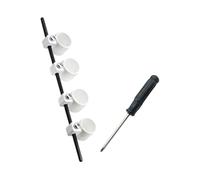 Sosoport Espansore Esercitatore Forza Mani per Dita Regolabile in Abs 4 Protezioni per Dita e Supporto per Chitarra e Pianoforte per Principianti e Adulti