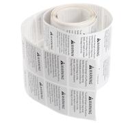 Sosoport Etichette Adesive di Avvertimento Soffocamento per Sacchi di Plastica Adesivi Autoadesivi 4X3 CM Resistenti Rotolo da 500 Pezzi per Imballaggi e Protezione