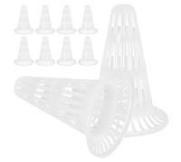 Sosoport Flower Pot Accessory, Flowerpot Pad in PP, 10 Pezzi, Bowl Shape, per Vasi di Fiori, Mantiene Il Terreno al Suo Posto e migliora Il Flusso d'Acqua