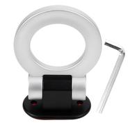 Sosoport Gancio Traino Decorativo Argento per Paraurti Auto Anello Estetico Senza Foratura Accessorio Car Styling Facile da Installare per Truck e Quad