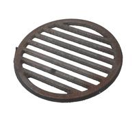 Sosoport Ghisa Rotonda per Barbecue da Campeggio Portatile per Esterno per Bistecche Resistente al Calore Parte di Ricambio per Inferiore