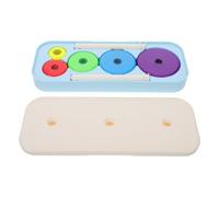 Sosoport Gioco di Impilamento Torre Dieci Livelli in Plastica | Gioco Educativo da Tavolo, per Attività Prescolari e Casa, Sviluppa Pazienza, Logica e Cultura