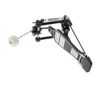 Sosoport Grancassa Singolo in Lega Di Alluminio Antiscivolo Con Trasmissione Catena Martello Durevole Per Batteristi Pedaliera Compatta Per Esercitazioni Professionali