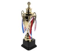 Sosoport Grande Coppa da Gara in Metallo, Premio Dorato 36,5 Cm | Team e Atleti, Calcio e Riconoscimento Aziendale, Design Tradizionale Sofisticato
