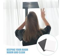 Sosoport Guarnizione Autoadesiva per Porte e Finestre 12 Pezzi Striscia Fonoassorbente e Paraspifferi Angolare Isolamento Acustico e Protezione dal Vento per Interni ed Esterni