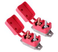 Sosoport Interruttore Automatico di Ripristino 12V/24V per Auto Barca e Camion con Custodia Ip66 Resistente a Polvere e Schizzi 30A con Bullone Prigioniero e Dadi in Nylon e Acciaio Inox