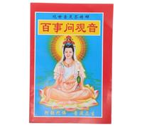 Sosoport Istruzioni per la divinazione I Ching Book Libro di predizione del amuleto Feng Shui Calendario in Stile Cinese Libro di divinazione Buddista Calendario del Bue Carta