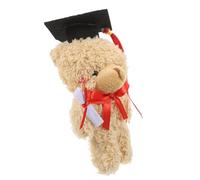 Sosoport La bambola del dottor orso bambole di peluche di laurea orso di laurea peluche mini orsetti di laurea fascino dell'orso della borsa peluche orsetti di laurea cotone pp Marrone