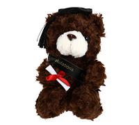 Sosoport La Bambola Del Dottor Orso Ripieni Peluche Orsetto Bambola Di Laurea Animali Laurea Farcita Giocattolo Per Laureati Peluche Di Laurea Cotone Pp Brown