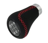 Sosoport Leva Cambio Manuale PU con Cuciture Rosse Adatto per La Maggior Parte Dei Veicoli Trasmissione Manuale Facile Installazione e Design Ergonomico per Cambio Marcia Fluido