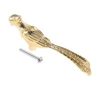 Sosoport Maniglia in Ottone Forma di Volatile con Coda Lunga per Porte Pomelli Decorativi per Cucina Armadio e Comò Facile Installazione e Design Vintage Elegante