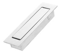 Sosoport Maniglia per Porta a Scomparsa in Acciaio Inox 304 Maniglia Incassata per Armadietti e Cassetti Ferramenta Nascosta per Mobili Design Arrotondato e Antiruggine per Armadi e