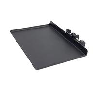 Sosoport Microfono con Piastra Porta Microfono da Tavolo Stabile per Audio e Snack Compatibile con Schede Audio e Banche per Uffici