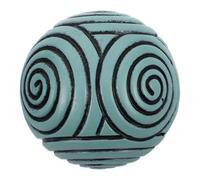 Sosoport Mini Zen Garden Sphere in Resin with Symmetrical Spiral Texture Decorative Japanese Meditation Accessory for Desktop Relaxation And Yoga Enthusiasts