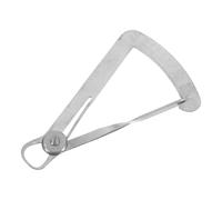 Sosoport Misuratore di Spessore Triangolare in Acciaio Inox per Gioielli, Calibro Interno per Controllo Spessore della Cera in Processi di Incastonatura