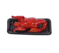 Sosoport Oca Arrosto In Miniatura Per Casa Delle Bambole Di Cibo Simulato Giocattoli Di Finta Carne Di Gioco Di Finzione Accessori Da Cucina Per Feste Del Raccolto