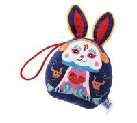Sosoport Ornamento Coniglio Wufu Roba Da Coniglio Bunny Ornamenti Di Coniglietto Soffice Coniglietto Bambola Coniglietta Coniglietto Imbottito Coniglietto Giocattolo Bush Bush Blu Peluche