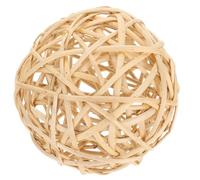 Sosoport Palline Decorative di Rattan Intrecciate 15 cm, Palla Rustica Artigianale per Decorazioni casa e Feste, Accessorio Naturale per ghirlande e vasi, complemento scenico per Eventi e Fotografia