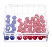 Sosoport Palline Numerate per Lotteria, Selettore Numeri, Gioco Familiare | Acrilico Trasparente, Apprendimento di Colori e Cifre, Uso in Danza e Ristorazione, per Tutte le Età