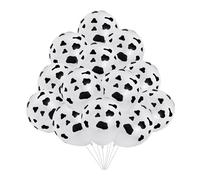 Sosoport Palloncini Stampa Mucca per Feste 25 Pezzi in Lattice Spesso Resistenti Non Facili da Rompere per Feste a Tema Cowboy