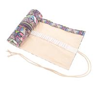 Sosoport Pen Wrap Cotone 48 Slot, Roll Up Case Stile Etnico
