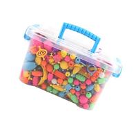 Sosoport Perline Fai da Te per Ragazzo Ragazza Giocattoli di Perline Braccialetti Accessori Fai da Te Prop per Creare Decorazioni e Coltivare Creatività