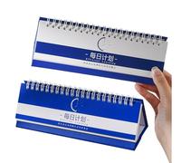 Sosoport Pianificatore di Checklist Giornaliero Set 2 Pezzi Agenda per Studenti Quaderno per Programma e Monitoraggio Abitudini Blocco Note Compatto per Studio e Organizzazione