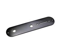Sosoport Piastra Di Controllo in Metallo Controllare Accordatori Di Chitarre Interruttore a Levetta Ricevitore Kit Interruttore a Disattivazione Barra Luminosa a Led Radio Strumento Black