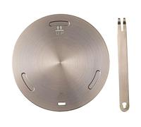 Sosoport Piastra Diffusore di Calore Facile da Usare per Piano Induzione in Acciaio Inox e Lega di Alluminio Adattatore Induzione Set da 1 per Fornelli a Gas