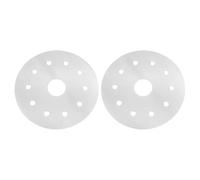 Sosoport Piastra Guida Termica in Acciaio Resistente 13 CM Diffusore di Calore per Piano Cottura a Induzione Set 2 Pezzi Resistente All’Usura per Utensili da Cucina