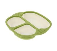 Sosoport Piatto in Silicone con Ventosa per in Scomparti per Svezzamento Antiscivolo Alimentare e Riduzione Sprechi
