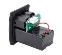 Sosoport Pickup per Chitarra Acustica Eq E-4t a 4 Bande Nero Compatto in Plastico Funzione di Raccolta Suono per Strumenti Musicali Folk e Performance Live