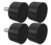 Sosoport Piedini Regolabili per Mobili in Gomma Antivibranti 4 Pezzi Livellatori per Tavoli e Sedie Carichi Pesanti Piedini di Livellamento Filettati per Casa Ufficio e Ristoranti