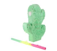 Sosoport Piñata e Facile da Appendere Verde a Forma di Cactus in Carta Riciclata con Gioco Interattivo per Vacanze Estive, Decorazioni per Feste di Compleanno per Party Estivi
