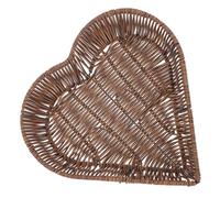 Sosoport Porta Frutta a Forma di Cuore Realizzato a Mano Vassoio per Snack e Pane Contenitore Organizzatore per Frutta e Piccoli Oggetti per Tavolo e Uso Quotidiano