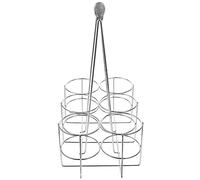 Sosoport Portatile Metallo Contenitore da Barbecue per Trasporto Bottiglie Design Nic e Feste All Aperto